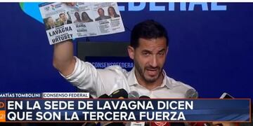 Matías Tombolini denuncia boletas apócrifas\u002E (Web)