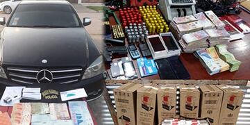 Secuestro de armas y siete detenidos, mercadería y autos en 12 allanamientos\u002E (Web)\u002E