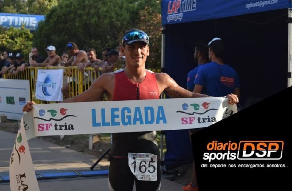 Atletas de Arroyito tuvieron buena participación en el Triatlón de San Francisco