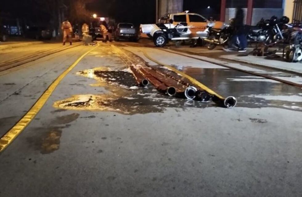 Bomberos Arroyito trabajó en incendios en la zona