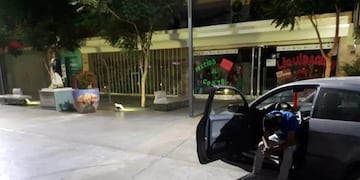 Conductor ebrio ingresó a la peatonal en San Juan