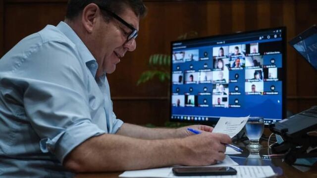 El intendente de General Pueyrredón fue intervenido quirúgicamente de forma urgente (Facebook Guillermo Montenegro)