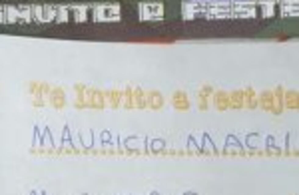 Macri le respondió al nene santafesino que lo invitó a su cumpleaños