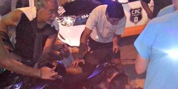 Delincuente atropellu00f3 a un policu00eda en San Nicolu00e1s