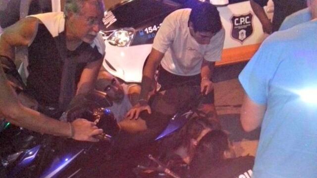 Delincuente atropellu00f3 a un policu00eda en San Nicolu00e1s