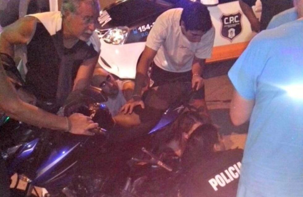 Intentó escapar de un control policial y atropelló a un efectivo