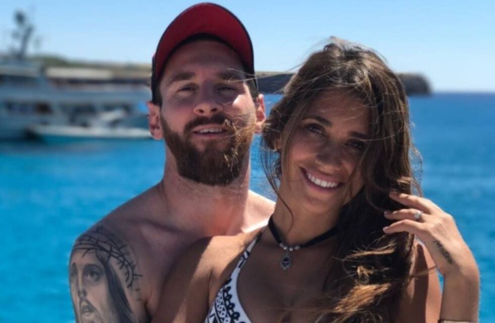Derriten las redes: de vacaciones y antes de la boda, Messi le declaró su amor Roccuzzo