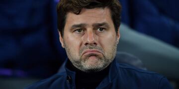 Tottenham Hotspur's Argentinian head coach Mauricio Pochettino looks on before the UEFA Champions League Group B football match between Tottenham Hotspur and Red Star Belgrade at the Tottenham Hotspur Stadium in north London, on October 22, 2019\u002E (Photo by Ben STANSALL / AFP)