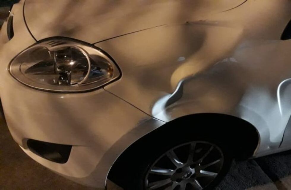 Alta Gracia: un motociclista resultó herido tras ser embestido por un vehículo