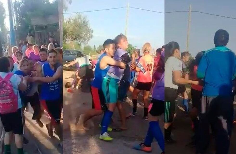 Un partido de fútbol femenino terminó a las piñas en San Juan