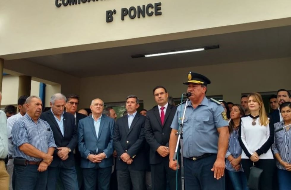 Se inauguró la Comisaría del barrio Ponce