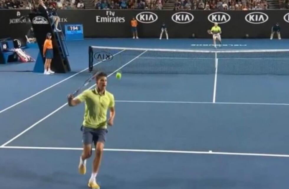 Guido Pella, víctima de un auténtico puntazo de Thiem