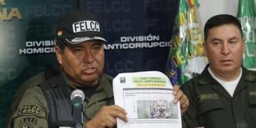 La Policía Boliviana informa sobre Facundo Morales (Web)