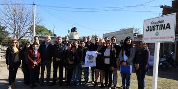La plazoleta Justina quedó inaugurada en barrio Las Dunas