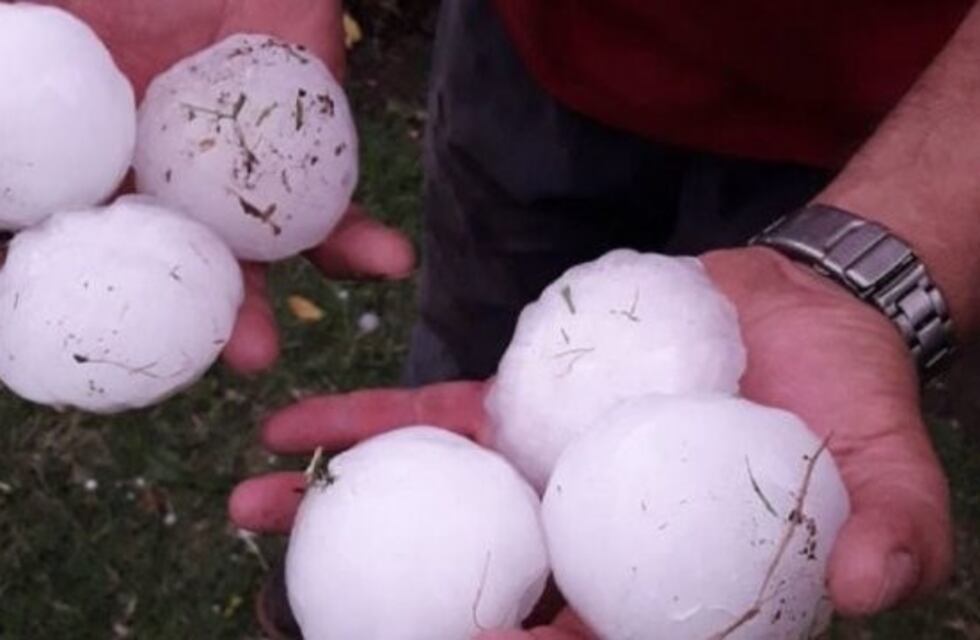 El granizo provocó destrozos en campos entrerrianos