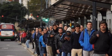 Se desarrolla la primera jornada de paro en todo el país (Foto: Federico López Claro)