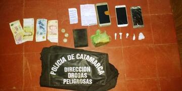 En el domicilio del detenido se encontró una importante cantidad de droga\u002E
