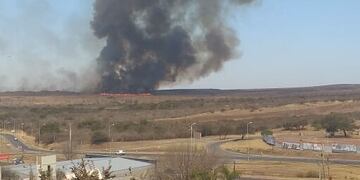 La Calera: campo militar en llamas\u002E