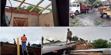 Voladura de techos en Posadas durante tornado el 29 de enero de 2020\u002E (Misiones Online)
