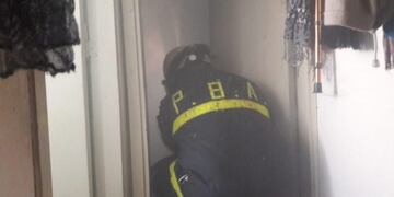 Incendio: dos abuelos debieron ser asistidos