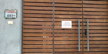 Escuelas cordobesas sin clases por falta de agua\u002E