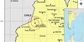 Salteños amanecieron el domingo temblando\u002E (Inpres)