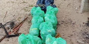 Limpieza del lago San Roque