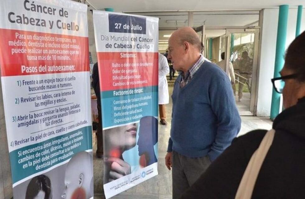 En el hospital Centro de Salud concientizarán sobre el cáncer de cabeza y cuello