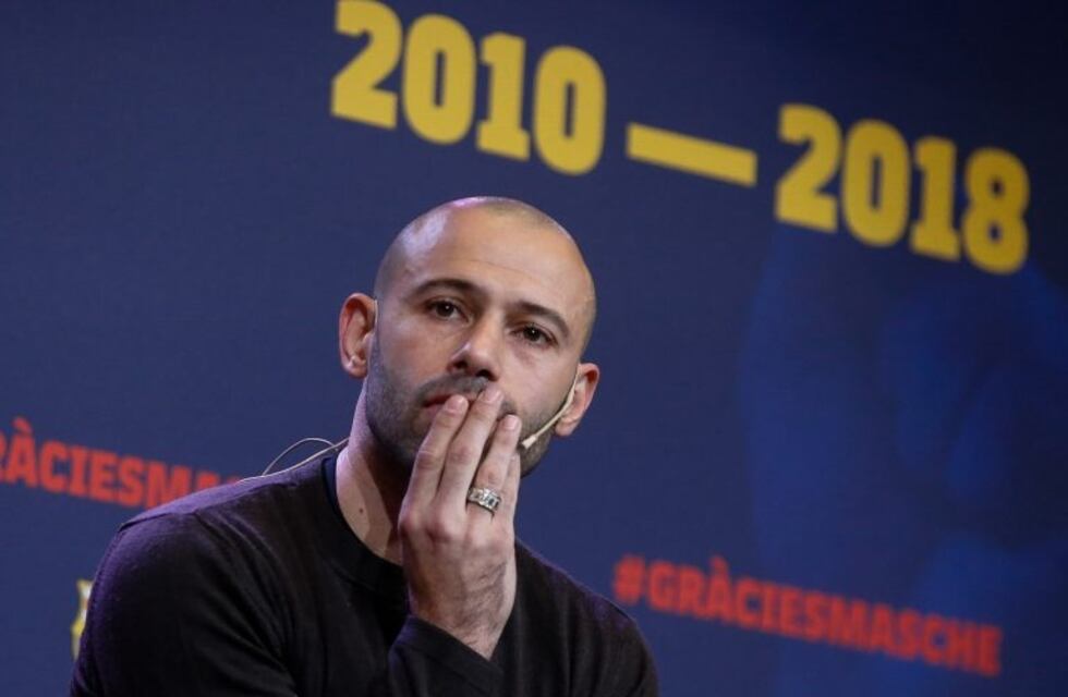 Mascherano recordó el aniversario de su despedida en Barcelona