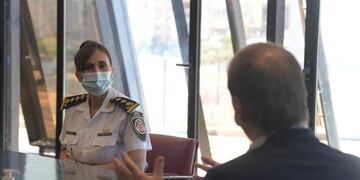 Schiaretti recibió a la nueva jefa de la Policía de Córdoba (Gobierno de Córdoba)