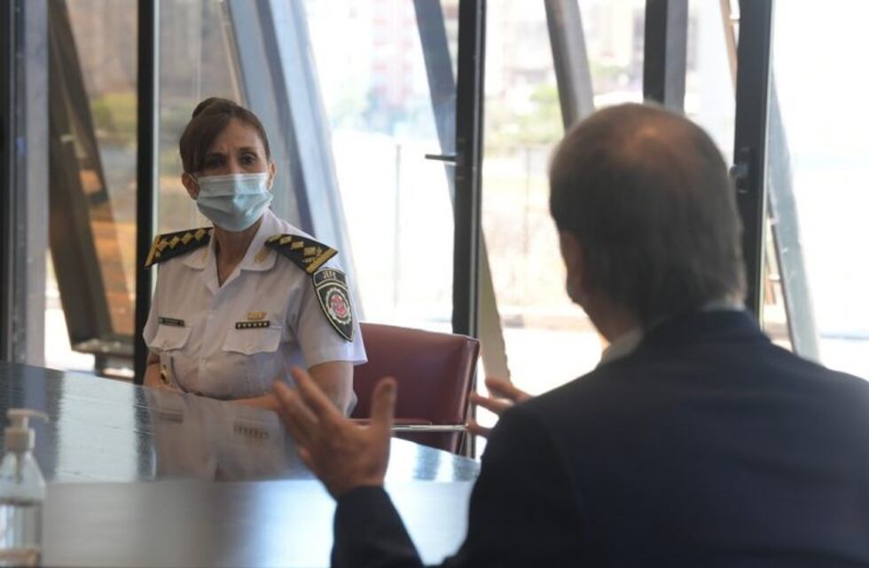 Juan Schiaretti recibió en el Centro Cívico a la nueva jefa de la Policía de Córdoba