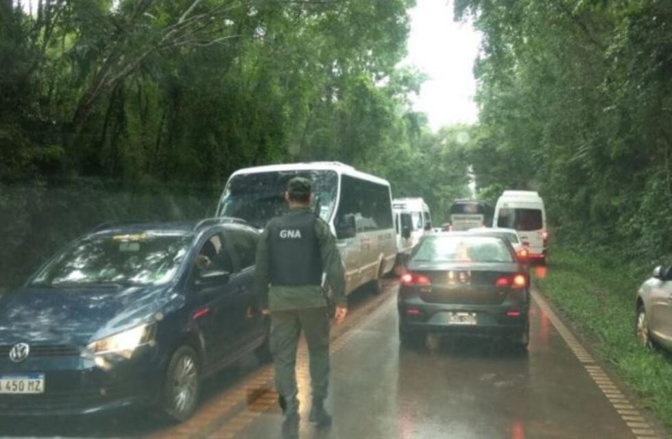 Se levantó el corte de ruta en el ingreso a las Cataratas del Iguazú