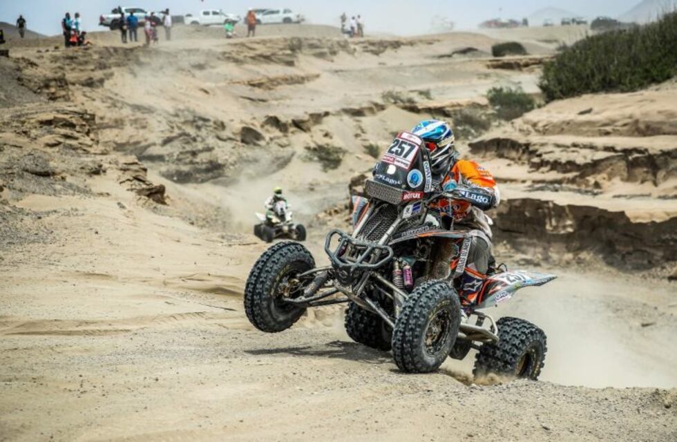 Gustavo Gallego sigue 3ro en el Dakar
