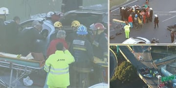 Accidente Autopista 25 de Mayo