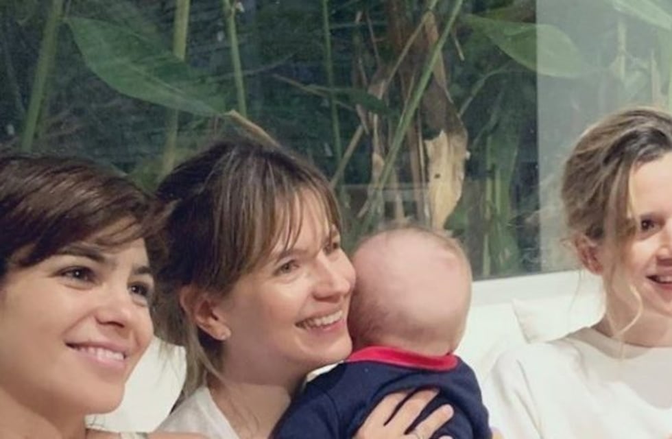 Agustina Cherri, Marcela Kloosterboer y Violeta Urtizberea juntaron a sus bebés en una tierna foto