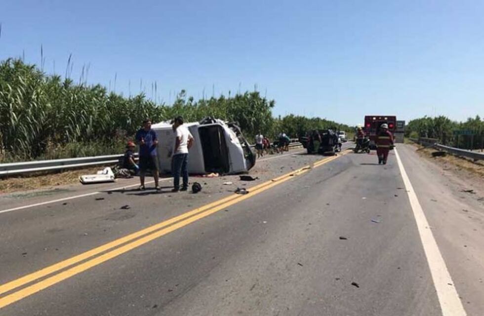 Murió una mujer en un triple choque en el interior de Córdoba