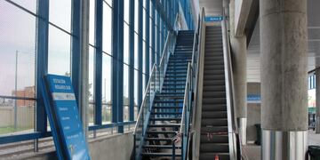 Estaciu00f3n de trenes Rosario Sur. Prensa Lorena Gimu00e9nez