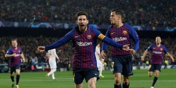 Con un doblete de Messi, Barcelona venció 3-0 a Manchester United y se clasificó a semifinales de la Champions\u002E (REUTERS)