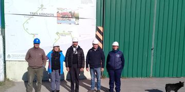 Representantes de la Municipalidad de Tornquist visitaron la Planta de Separación de Residuos