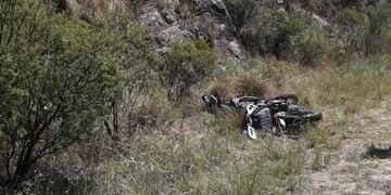 Motociclista falleció en un accidente en las Altas Cumbres