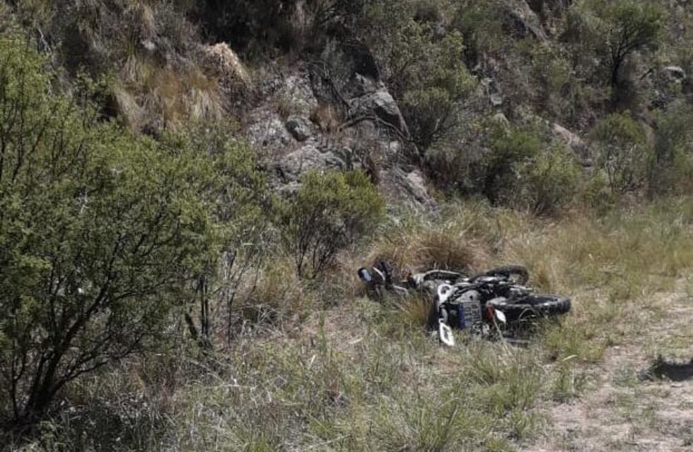 Motociclista falleció en un accidente en las Altas Cumbres