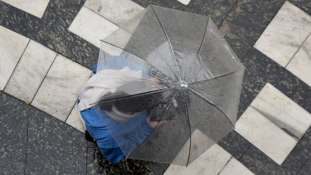 Llegan las lluvias. Para este sábado, el pronóstico es con precipitaciones todo el día.