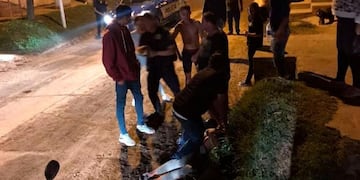 Junto a otras dos personas, el hombre había ingresado a una vivienda a robar.