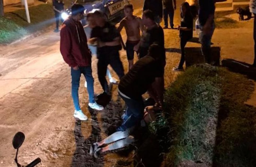 Inseguridad en Villa Nueva: robaron en una vivienda y los vecinos lincharon al delincuente
