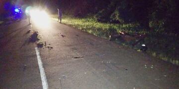 Motociclista de 16 años falleció en un accidente en la ruta costera 2