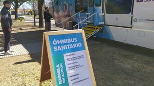 Ómnibus Sanitario en Rafaela