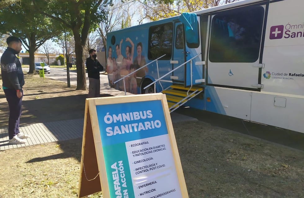 El Ómnibus Sanitario continúa en barrio Villa Podio