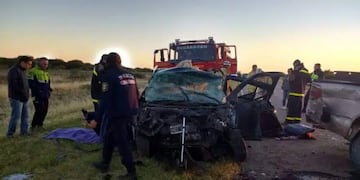 Accidente con 7 muertos en la ruta 22