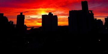 La mañana de miércoles amaneció muy fría en Paraná.