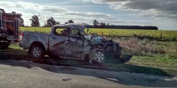 Los ocupantes de la camioneta fueron derivados a Berabevu00fa.